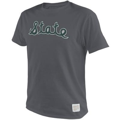 Michigan State Vault State Script Tee