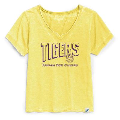 LSU League Vault Old English Tee