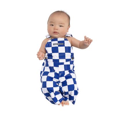 Royal and White Infant Game Bibs