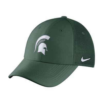 Michigan State Nike L91 Swoosh Mesh Flex Fit Cap