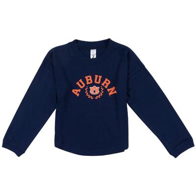 Auburn Zoozatz YOUTH Drop Shoulder Long Sleeve Tee