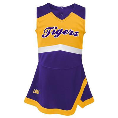 LSU Kids Cheerleader 2-Piece Dress Set