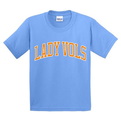 Tennessee YOUTH Lady Vols Basic Arch Tee CAROLINA_BLUE