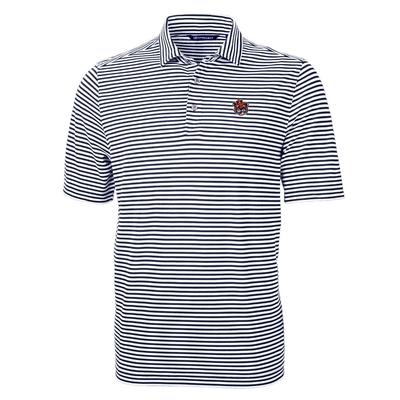 Auburn Vault Cutter & Buck Ecopique Stripe Polo