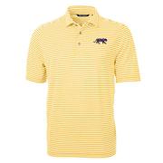  Lsu Cutter & Buck Ecopique Stripe Polo