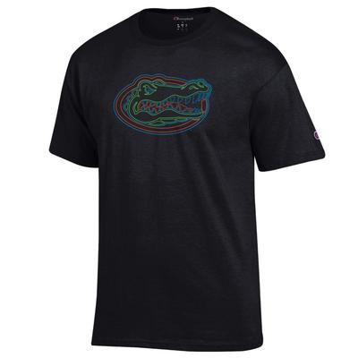 Florida Champion Neon Gator Head Short Sleeve Tee