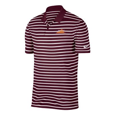 Virginia Tech Nike Tech State Victory Stripe Polo