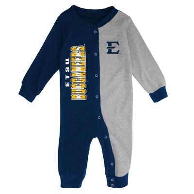 ETSU Gen2 NEW BORN Half Time Long Sleeve Snap Coverall