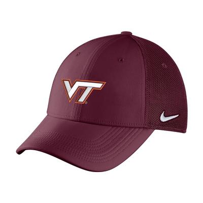 Virginia Tech Nike L91 Swoosh Mesh Flex Fit Cap