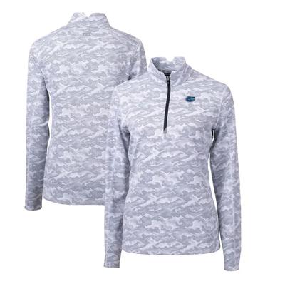 Florida Cutter & Buck Women's Traverse Camo 1/4 Zip Pullover