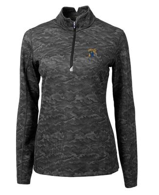 Kentucky Cutter & Buck Women's Traverse Camo 1/4 Zip Pullover