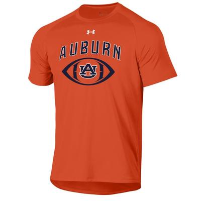 Auburn Under Armour Arch Over Football Tech Tee