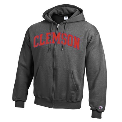 Clemson Champion Full Zip Hoodie