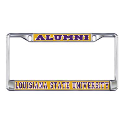 LSU Alumni License Plate Frame