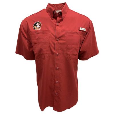 Florida State Columbia Tamiami II Woven Short-Sleeve 