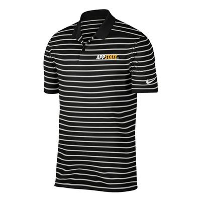 App State Nike Golf Victory Stripe Polo