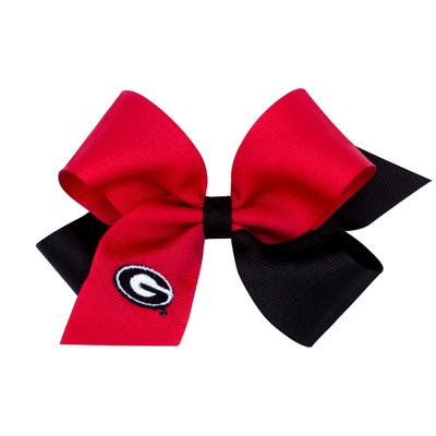 Georgia Wee Ones Medium Two-Tone Grosgrain Hair Bow