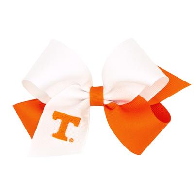 Tennessee Wee Ones Medium Two-Tone Grosgrain Hair Bow