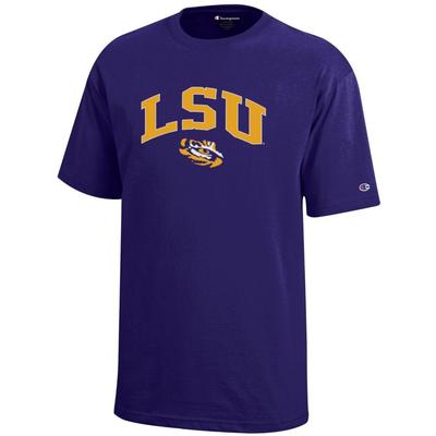 LSU Champion YOUTH Arch Logo Tee