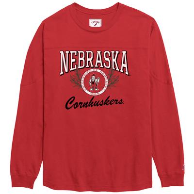 Nebraska League Vault Throwback Long Sleeve Tee