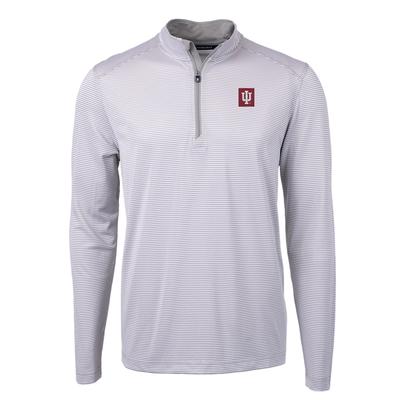 Indiana Cutter & Buck Ecopique Micro Stripe 1/2 Zip Pullover