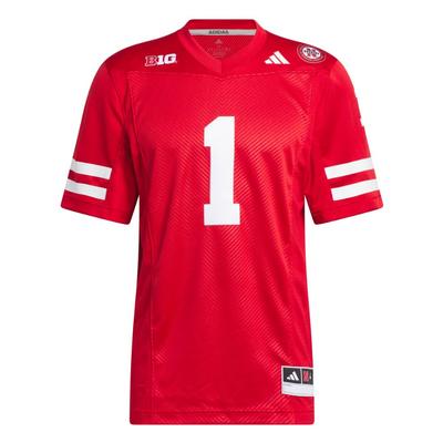 Nebraska Adidas Premier Football Jersey