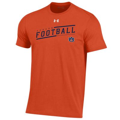 Auburn Under Armour Football Slant Performance Tee