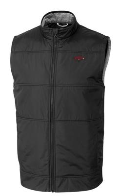 Arkansas Cutter & Buck Men's Stealth Quilted Vest