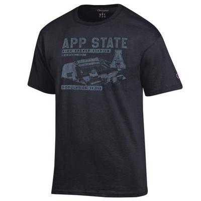 App State Champion Tonal Stadium Tee