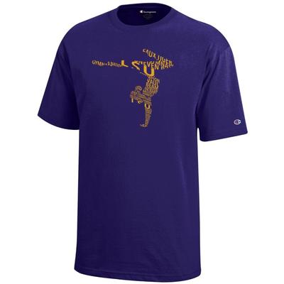 LSU Champion YOUTH Giant Gymnast Tee