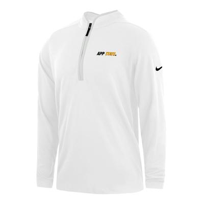 App State Nike Golf Victory 1/2 Zip WHITE