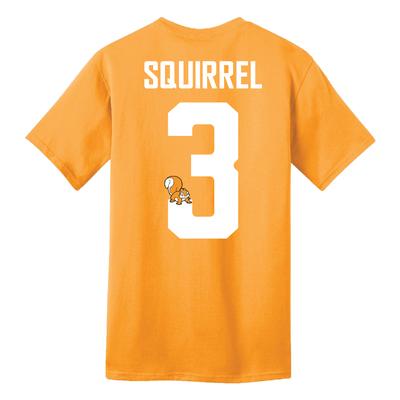 Tennessee Squirrel White #3 Shirsey Tee