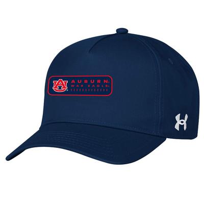 Auburn Under Armour Sideline Twill Snapback Woven Patch Adjustable Cap