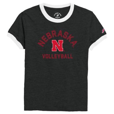 Nebraska League YOUTH Volleyball Ringer Tee