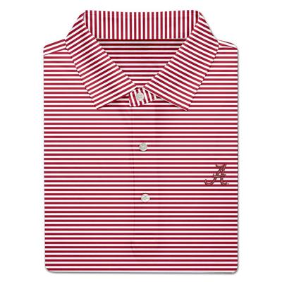 Alabama Turtleson Edward Stripe Performance Polo