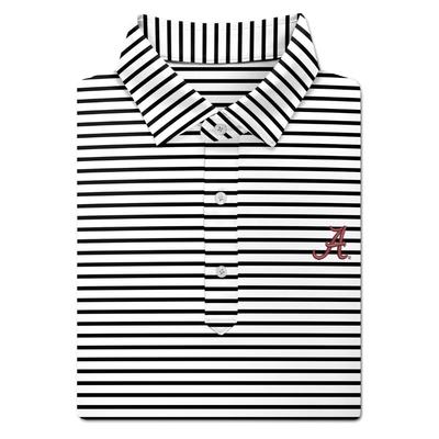 Alabama Turtleson Gus Stripe Performance Polo