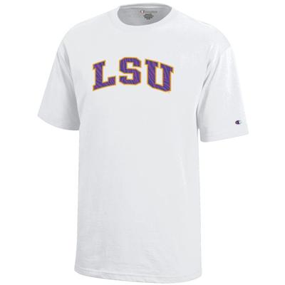 LSU Champion YOUTH Tiger Stripe Arch Tee