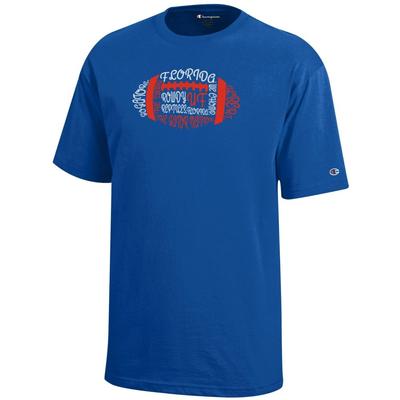 Florida Champion YOUTH Football Typeface Tee