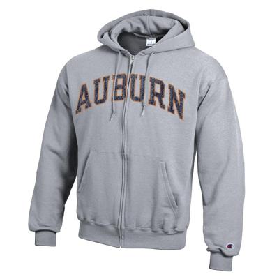 Auburn Champion Arch Full Zip Hoodie