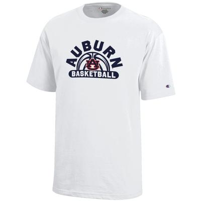 Auburn Champion YOUTH Wordmark Arch Basketball Tee