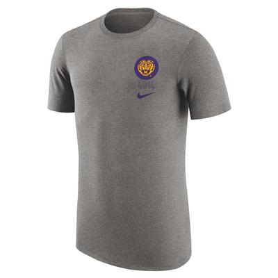 LSU Nike Triblend Retro Crew Tee