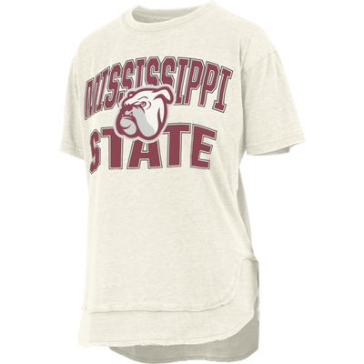 Mississippi State Pressbox Maxima Vintage Poncho Tee