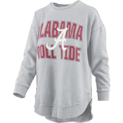 Alabama Pressbox Maxima Vintage Poncho Crew