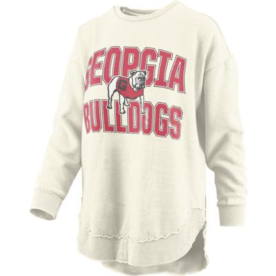 Georgia Pressbox Maxima Vintage Poncho Crew