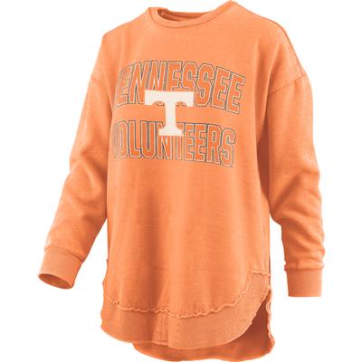 Tennessee Pressbox Maxima Vintage Poncho Crew