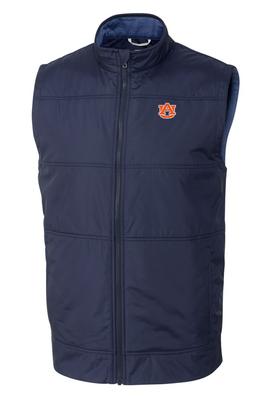 Auburn Cutter & Buck Men's Big & Tall Stealth Quilted Vest