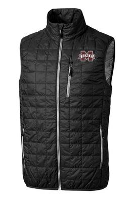 Mississippi State Cutter & Buck Big & Tall Rainier Eco Insulated Puffer Vest