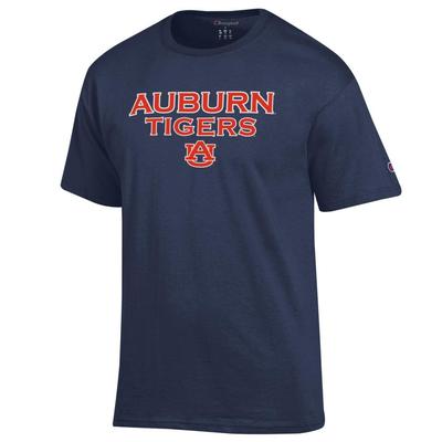 Auburn Champion Straight Stack Tee