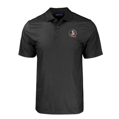 Florida State Cutter & Buck Tonal Geo Print Polo