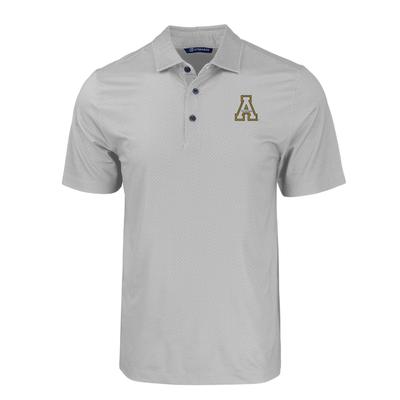 App State Cutter & Buck Tonal Geo Print Polo